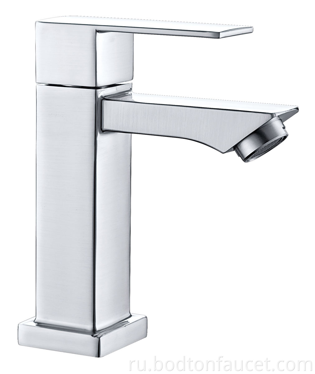 Durable basin faucet for motorhomes